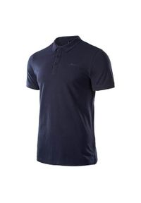 Hi-tec - Koszulka sportowa męska Hi-Tec Romso. Typ kołnierza: polo. Kolor: niebieski. Styl: sportowy