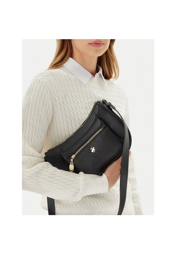 Torebka Beverly Hills Polo Club. Kolor: czarny