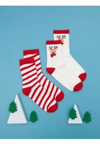 Sinsay - Skarpetki 2 pack - wielobarwny