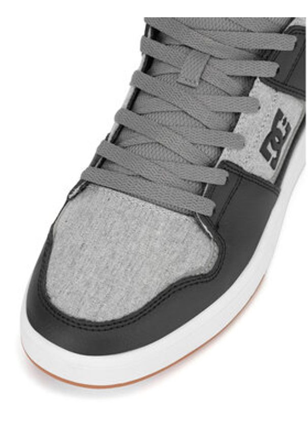 DC Shoes Sneakersy CURE HI TOP ADYS400072-GG4 Szary. Kolor: szary. Materiał: skóra