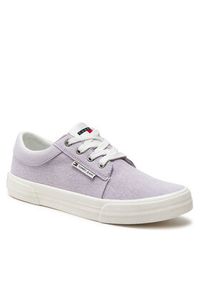 Tommy Jeans Tenisówki Tjw Vulc Skate Derby EN0EN02494 Fioletowy. Kolor: fioletowy. Materiał: materiał