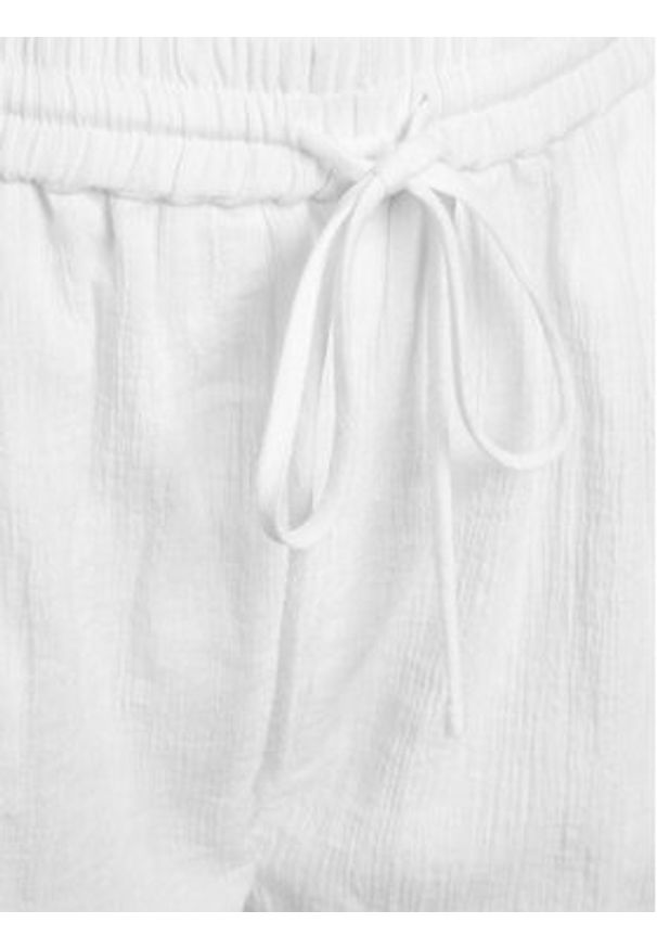 Seafolly Szorty materiałowe 55208-SH Biały. Kolor: biały. Materiał: bawełna
