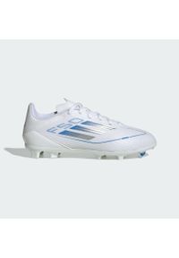 Adidas - Buty F50 League Firm/Multi-Ground Kids. Kolor: szary, biały, wielokolorowy. Sport: piłka nożna