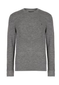AllSaints Sweter wełniany męski kolor czarny. Okazja: na co dzień. Kolor: czarny. Materiał: wełna. Długość rękawa: długi rękaw. Długość: długie. Styl: casual #2