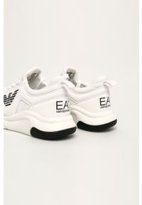EA7 Emporio Armani - Buty X8X056.XCC56.D. Nosek buta: okrągły. Zapięcie: sznurówki. Kolor: biały. Materiał: guma #4