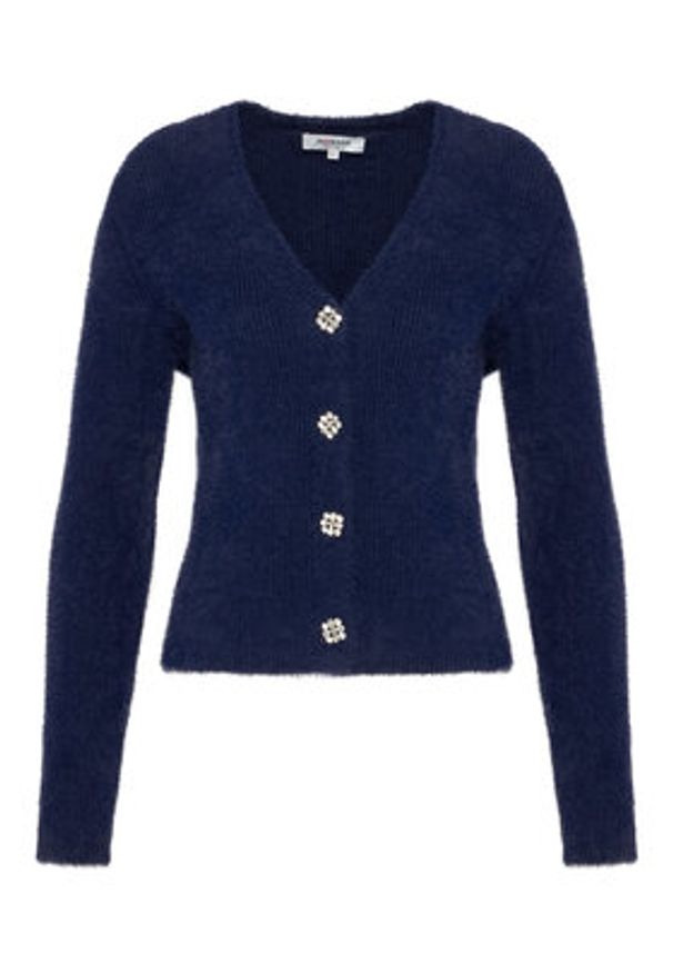 Morgan Kardigan 252-MCLEMI Granatowy Regular Fit. Kolor: niebieski. Materiał: syntetyk