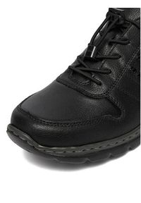 Rieker Półbuty L32F3-00 Czarny. Kolor: czarny. Materiał: skóra, syntetyk #7