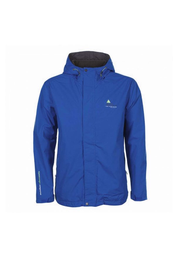 PEAK MOUNTAIN - Kurtka wodoodporna Peak Mountain Cajik. Kolor: niebieski. Materiał: softshell. Sport: turystyka piesza