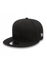 Czapka z daszkiem New Era 9FIFTY Plain Essential All Snapback. Kolor: czarny #1