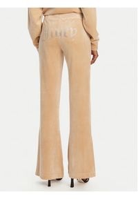 Juicy Couture Spodnie dresowe Christine JCWBJ125304 Beżowy Flared Leg. Kolor: beżowy. Materiał: syntetyk #4