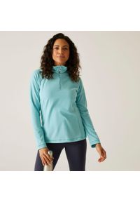 Regatta - Damski lekki polar turystyczny Montes z zamkiem błyskawicznym do połowy. Kolor: niebieski. Materiał: polar #1