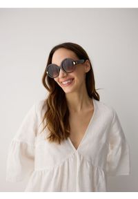 Reserved - Okulary przeciwsłoneczne - brązowy. Kolor: brązowy #1