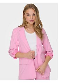 only - ONLY Marynarka Aris 15310839 Różowy Loose Fit. Kolor: różowy. Materiał: wiskoza #4