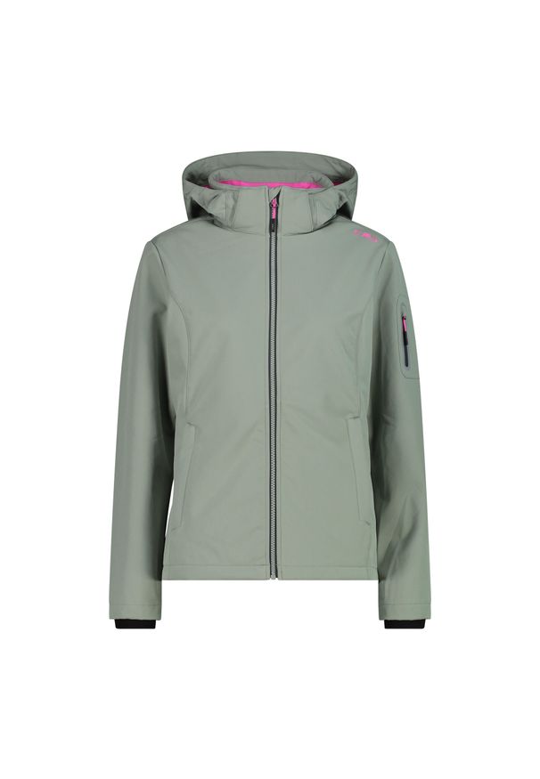 Kurtka damska turystyczna CMP 39A5006. Kolor: szary. Materiał: softshell. Sport: turystyka piesza
