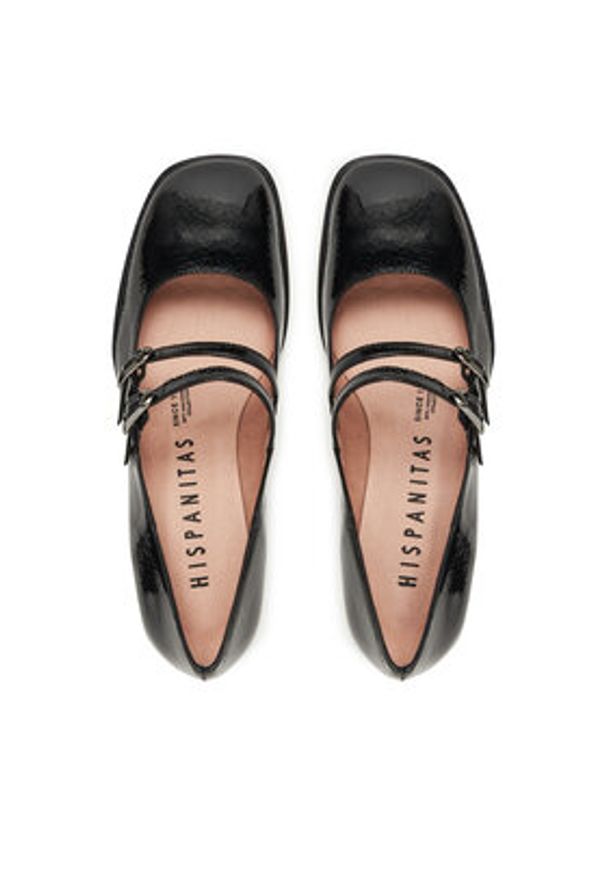 Hispanitas Półbuty HI254381 Czarny. Kolor: czarny. Materiał: skóra
