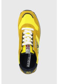Napapijri buty virtus kolor żółty. Nosek buta: okrągły. Zapięcie: sznurówki. Kolor: żółty. Materiał: guma #3