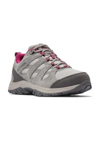 columbia - Buty trekkingowe damskie Columbia Redmond III Wp. Kolor: szary. Materiał: skóra. Styl: sportowy