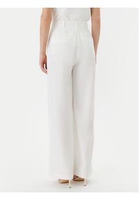 LOLA CASADEMUNT Spodnie palazzo LS2514010 Biały Wide Leg. Kolor: biały. Materiał: lyocell #5