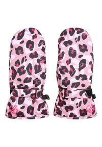 DARE 2B - Rękawiczki Z Nadrukiem Dziecięce Jovial Cheetah. Kolor: różowy, czerwony, wielokolorowy. Wzór: nadruk. Sport: turystyka piesza #1