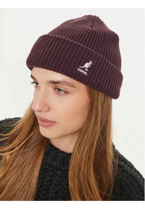 Kangol Czapka Cardinal 2 Way Beanie K3454 Fioletowy. Kolor: fioletowy. Materiał: materiał, akryl