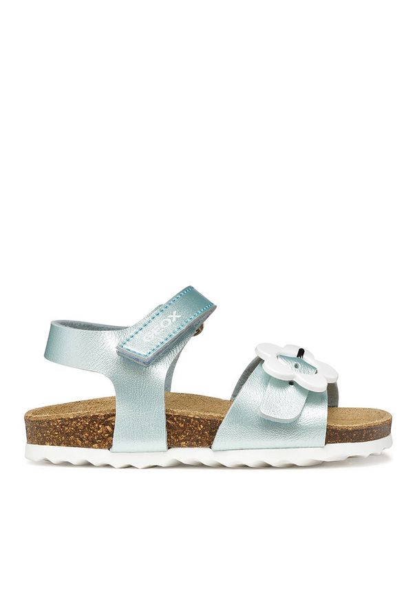 Sandały Geox. Kolor: niebieski