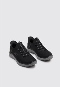 skechers - Buty sportowe Sneakersy męskie, Slip-Ins Summits - High Range. Kolor: czarny. Sport: turystyka piesza