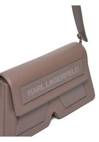 Karl Lagerfeld - KARL LAGERFELD Torebka 245W3076 Beżowy. Kolor: beżowy. Materiał: skórzane #4