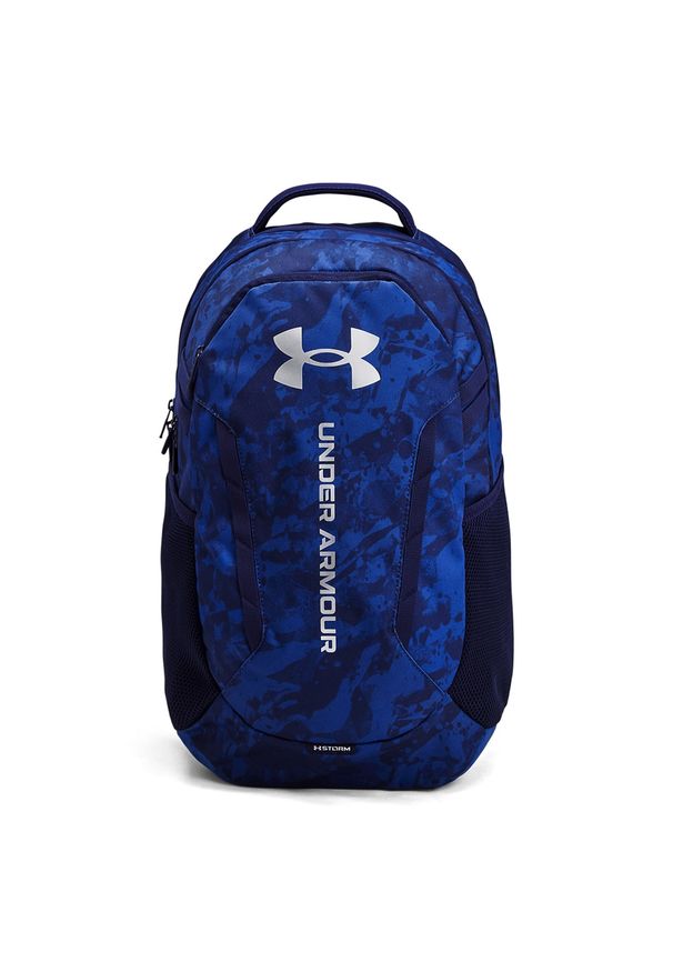 Plecak treningowy uniseks Under Armour UA Hustle 6.0 Backpack - granatowy. Kolor: niebieski. Materiał: poliester, materiał