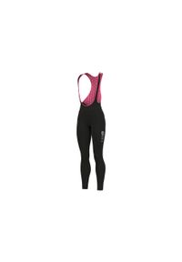 ALÉ CYCLING - Spodnie rowerowe damskie Alé Cycling Solid Essential Bib. Kolor: czarny, różowy, wielokolorowy
