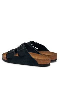 Birkenstock Klapki Arizona 1027152 Czarny. Kolor: czarny. Materiał: skóra, zamsz #6