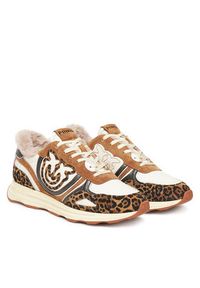 Pinko - PINKO Sneakersy Zoe 01 SS0087P121 Beżowy. Kolor: beżowy. Materiał: zamsz, skóra