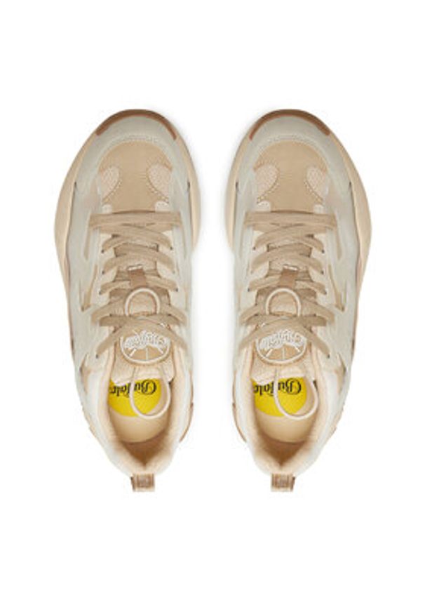 Buffalo Sneakersy Donna 1636232 Beżowy. Kolor: beżowy. Materiał: skóra