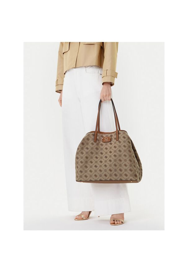 Torebka Guess. Kolor: beżowy