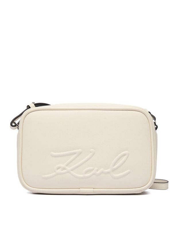 Karl Lagerfeld - KARL LAGERFELD Torebka B1W30069 Biały. Kolor: biały. Materiał: skórzane