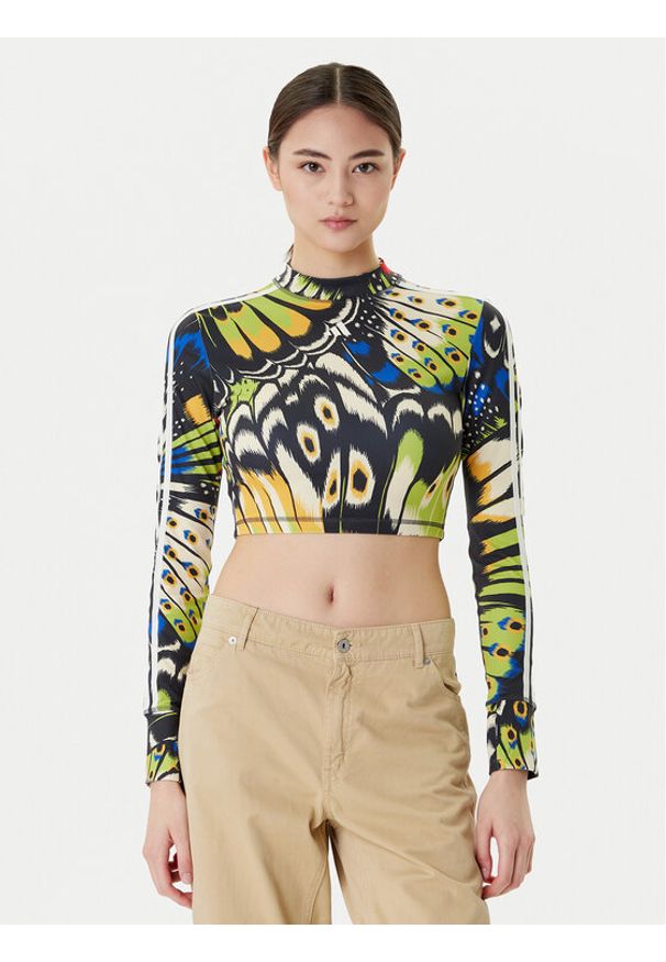 Adidas - adidas Bluzka Farm Rio JL8650 Kolorowy Slim Fit. Materiał: syntetyk. Wzór: kolorowy