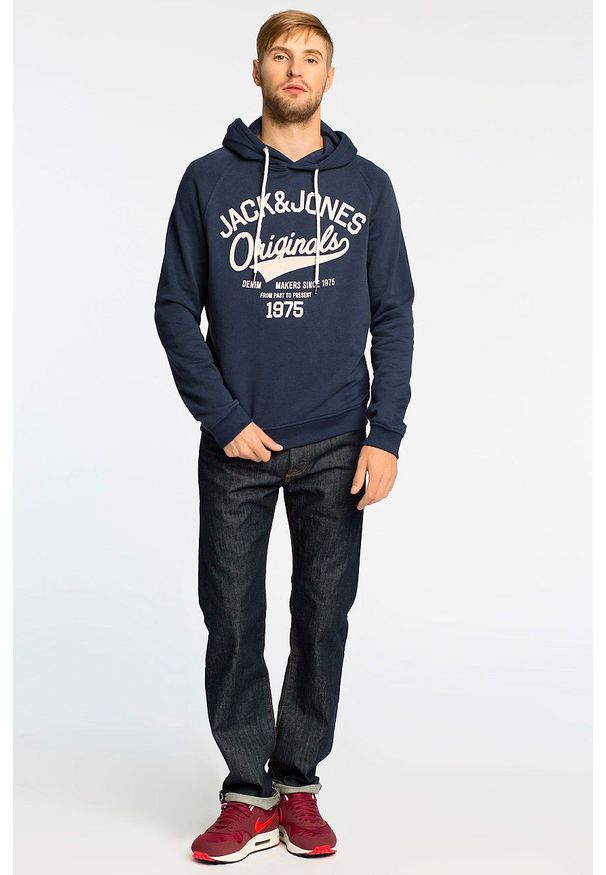 Levi's® - Levi's - Jeansy 501. Okazja: na spotkanie biznesowe. Kolor: niebieski. Wzór: aplikacja. Styl: biznesowy