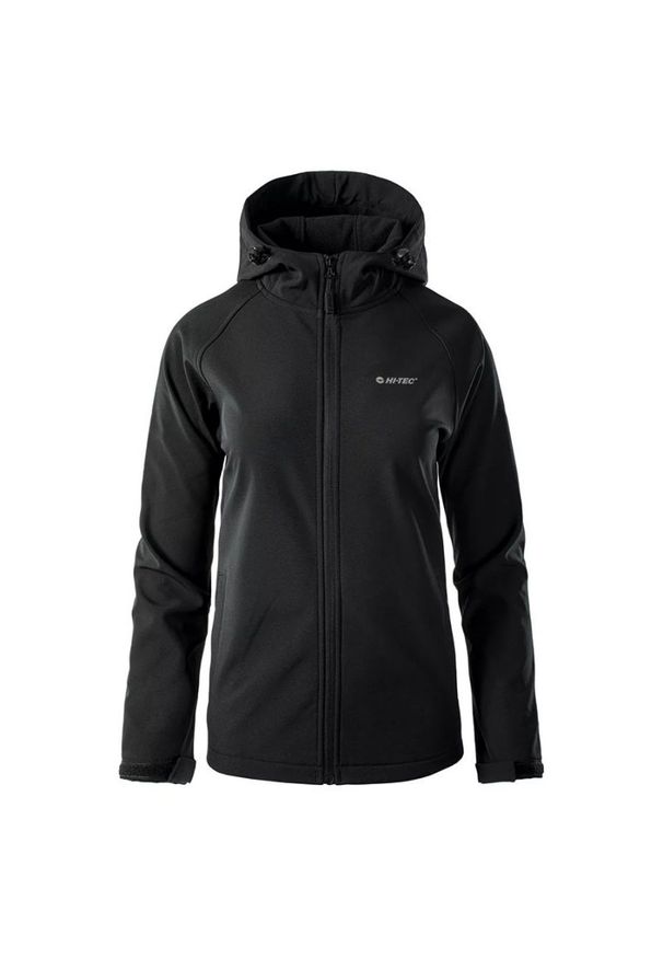 Hi-tec - Kurtka damska Softshell Hi-Tec Lady Neti - czarna, Rozmiar XXL. Kolor: czarny. Materiał: softshell