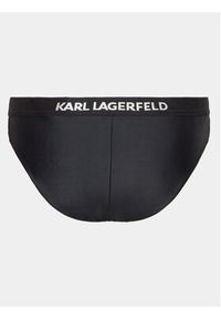 Karl Lagerfeld - KARL LAGERFELD Dół od bikini 230W2214 Czarny. Kolor: czarny. Materiał: syntetyk #3