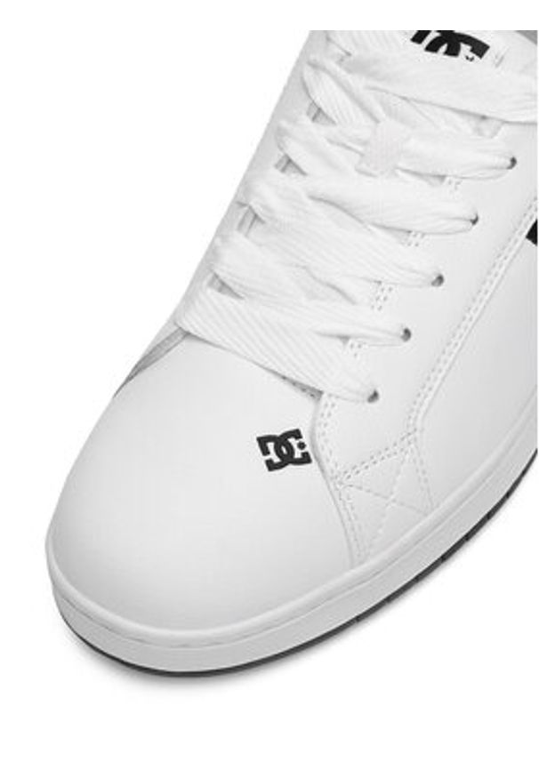 DC Sneakersy COURT GRAFFIK SQ ADYS100442-WLK Biały. Kolor: biały. Materiał: skóra