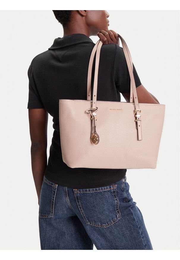 MICHAEL Michael Kors Torebka Quinn 30T5GQNT2L Różowy. Kolor: różowy. Materiał: skórzane