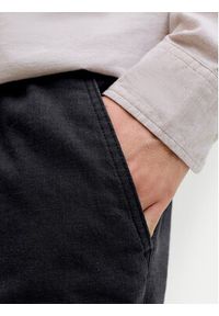 Jack & Jones Szorty materiałowe Jaiden 12293768 Czarny Relaxed Fit. Kolor: czarny. Materiał: bawełna #7