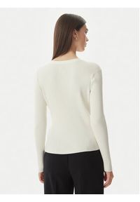 Calvin Klein Kardigan LV044G303G Kremowy Regular Fit. Kolor: kremowy. Materiał: bawełna #4