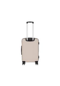 Ochnik - Komplet walizek twardych na kółkach 19"/24"/28". Kolor: beżowy. Materiał: materiał, poliester, guma, kauczuk #10