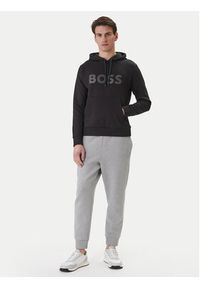 BOSS Bluza Soody 50555515 Czarny Regular Fit. Kolor: czarny. Materiał: bawełna #5