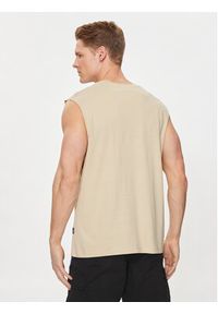 Jack & Jones - Jack&Jones Tank top Grand 12253996 Beżowy Oversize. Kolor: beżowy. Materiał: bawełna #2