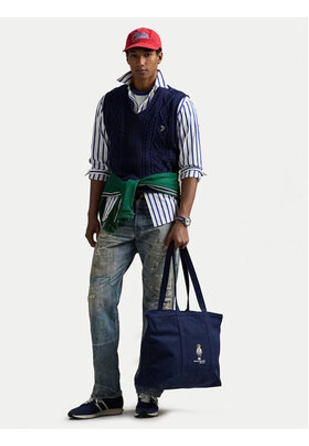 Polo Ralph Lauren Torba Polo Bear 405962430001 Granatowy. Kolor: niebieski. Materiał: materiał