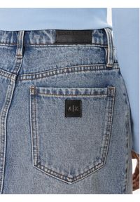 Armani Exchange Spódnica jeansowa 3DYN60 Y14BZ 1500 Niebieski Slim Fit. Kolor: niebieski. Materiał: bawełna #5