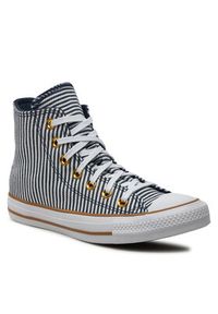 Converse Trampki Chuck Taylor All Star Herringbone Stripe A07232C Niebieski. Kolor: niebieski. Materiał: materiał