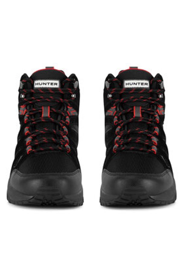Hunter Trekkingi MASON MID HIKER WP Czarny. Kolor: czarny. Materiał: zamsz, skóra. Sport: turystyka piesza