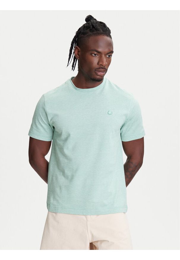United Colors of Benetton - United Colors Of Benetton T-Shirt 3M4WU1088 Zielony Relaxed Fit. Kolor: zielony. Materiał: bawełna